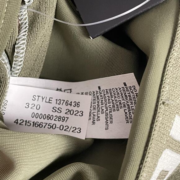 Under Armour Sports Bra Womens Medium Green Camo DFO Crossback Mid Printed - Picture 12 of 13